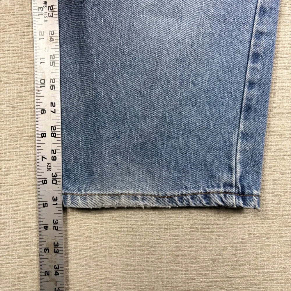 Vintage Levis 505 Mens 36x29 Light Distress Jeans Thigh Faded Skate Denim